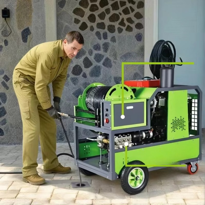 Heavy Equipment Manufacturers - آلة تنظيف المجاري الصناعية بالضغط العالي،