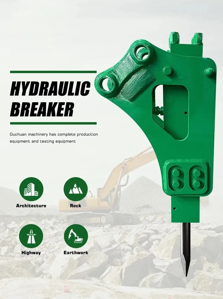 حفارة صغيرة مع كسارة هيدروليكي - مراجعة Heavy Equipment Breaker وسعره